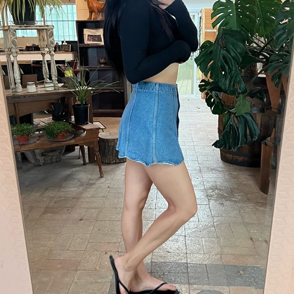 VINTAGE BAXIS DENIM SKIRT - Picture 7 of 9